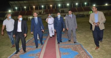 محافظ المنيا يتفقد مقر اللجنة العامة للانتخابات بالمنيا