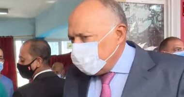وزير الخارجية: الجسر الجوى مستمر فى تقديم المساعدات لبيروت 