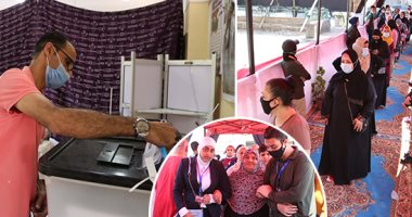 حشود بمحيط لجان القاهرة والجيزة فى ثانى أيام الانتخابات.. طوابير الشباب بالأسمرات وباب الشعرية وعين شمس تتصدر المشهد.. جميلات قصر النيل يزحفن للجان.. والشرطة النسائية تساعد كبار السن والمرضى.. صور