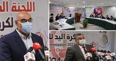 اللجنة الطبية لكأس العالم لكرة اليد تعلن انتهاء المنتخب الوطنى من فحوصات البطولة وتحاليل pcr.. حازم خميس: مستشفى وادى النيل ستوفر كافة الخدمات الطبية.. فحص شامل قبل المباريات بـ48 ساعة.. وتعقيم الفنادق والملاعب