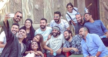 صورة جديدة من كواليس مسلسل "بأثر رجعى" لمى سليم ومحمد عز