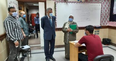 مدير التأمين الصحى ببنى سويف يتفقد امتحانات التمريض فى يومها الأخير.. صور