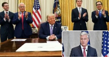 ترحيب بتوسط ترامب لإقامة علاقات بين إسرائيل والإمارات.. إندبندنت: إنجاز دبلوماسى قوى قبل انتخابات 2020.. ومستشار الأمن القومى يدعو لمنح الرئيس جائزة "نوبل" للسلام.. بايدن: خطوة تاريخية.. وإيفانكا: انتصار للسلام