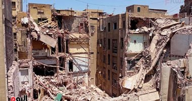 محافظة القاهرة: عقار قصر النيل المنهار يضم 5 طوابق على مساحة 1500 متر