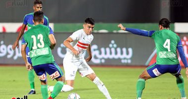 الزمالك والمقاصة 0 / 0 فى شوط اول مثير 