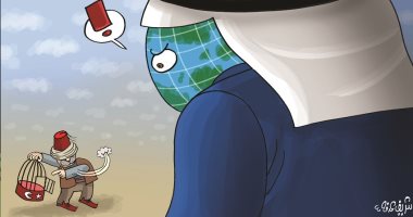 كاريكاتير صحيفة إماراتية.. تركيا تصطاد فى الماء العكر بعد الاتفاق الإماراتى الإسرائيلى