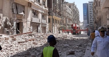 مصدر: لا يوجد متوفين بعقار قصر النيل المنهار.. والبحث عن مفقودين