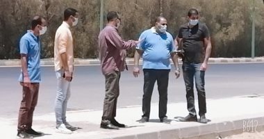 جولة ميدانية لرئيس مدينة الغردقة لتفقد أعمال تطوير ورفع كفاءة الشارع السياحى .. صور 