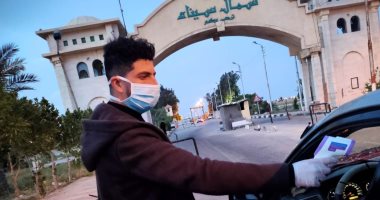 الجيش الأبيض.. "محمد" مراقب صحى بإدارة بئر العبد بشمال سيناء فى مواجهة كورونا