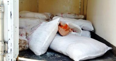 ضبط 2 طن لحوم مفرومة فاسدة قبل توزيعها على المحلات بطهطا.. صور