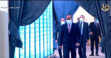 انطلاق فعاليات افتتاح محطة مترو عدلى منصور بحضور الرئيس السيسي