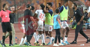 كاميرا سوبر كورة ترصد كيف احتفل لاعبو الزمالك بالفوز أمام المقاصة
