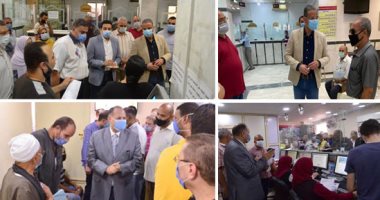 المحافظون يفاجئون موظفى المراكز التكنولوجية لمتابعة إجراءات التصالح فى مخالفات البناء.. ويؤكدون: استمرار العمل طوال الأسبوع لمدة شهر.. وتقديم التسهيلات للمواطنين ..وأهالى شمال سيناء يبدأون دفع رسوم التصالح