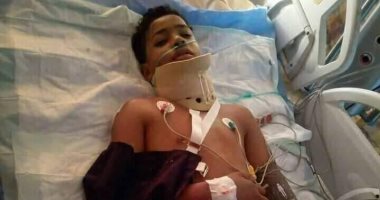 صور.. أسرة "طفل العجانة": أصيب بشلل رباعى ونطالب بمعاقبة الجانى