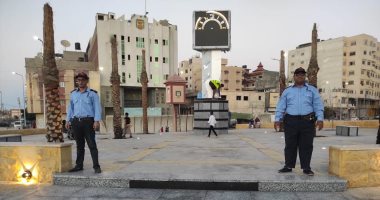 مجلس مدينة العريش ينشر أفراد أمن مدنى للحفاظ على منشأت الميادين العامة
