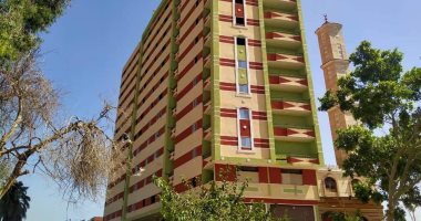 محافظة الجيزة تزيل أعلى برج مخالف فى أوسيم.. مكون من 14 دور.. صور