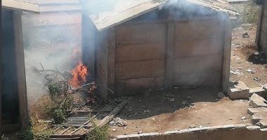 السيطرة على حريق فى كشك خشبى بجوار ورش سكة حديد كفر الزيات