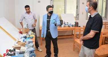 رئيس جامعة دمياط يتفقد 12 معملا جديدا بكلية الهندسة.. صور