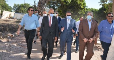 محافظ القليوبية ورئيس جامعة بنها يتفقدان مشروع إنشاء المستشفى التخصصى الجديد
