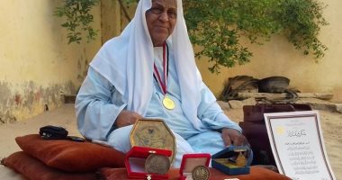 وفاة المناضل السيناوى عبدالفتاح أبو مرزوقة رمز قبيلة البياضية بسيناء.. صور