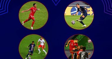 منافسة بين نجوم بايرن ميونخ وباريس سان جيرمان على جوائز دوري الأبطال