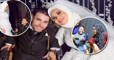 الحب ما يعرفش مستحيل.. "مايسة" تزوجت "خالد" وتحدت نظرة المجتمع لذوى الهمم.. الزوج: انتصرنا بالحب لأنى مش ناقصنى حاجة وأتمنى طفلة تكون شبهها.. والزوجة: هو كل حياتى وأتمنى أعيش معاه عمرى كله