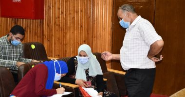 مكتب تنسيق جامعة القناة يستقبل 311 طالبا لتسجيل رغبات المرحلة الأولى.. صور