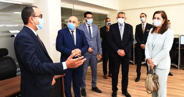 وزيرة التخطيط تفتتح المركز الوطنى للبنية المعلوماتية المكانية 