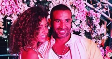 أحمد سعد لـ خطيبته علياء بسيونى: أنتِ أعظم هدية جاءتنى