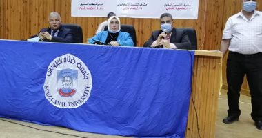 وكيل تعليم الإسماعيلية يشيد بجهود الجامعة فى استقبال الناجحين بالثانوية