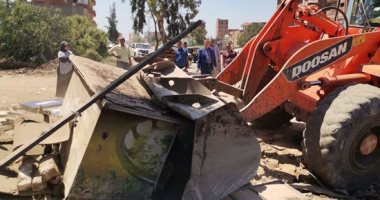 محافظ بنى سويف: إزالة 91 حالة تعدى فى أول أيام المرحلة الثانية من الموجة 18