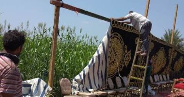 صور.. فض سرادقى عزاء وفرح بمدينة ههيا و حى أول الزقازيق بالشرقية