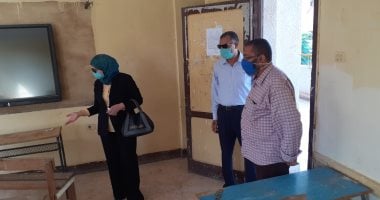 محافظ بنى سويف يتابع أعمال امتحان الدور الثانى للثانوية العامة