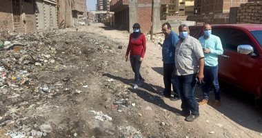 نائب محافظ القليوبية تتفقد المحطة الوسيطة للقمامة بالخصوص ونقاط تجمع القمامة