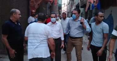 لجنة هندسية لفحص جميع المناطق العشوائية بعد انهيار عقار طه الحكيم في طنطا