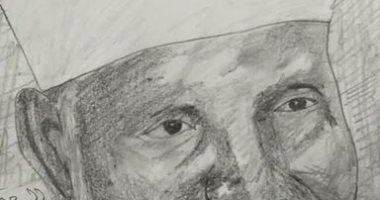 "السيد" يشارك برسومات للشهيد المنسى والشيخ الشعراوى وإسماعيل ياسين