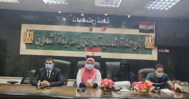 ندوة توعوية لعمال النظافة بأشمون فى المنوفية عن كيفية التعامل مع النفايات
