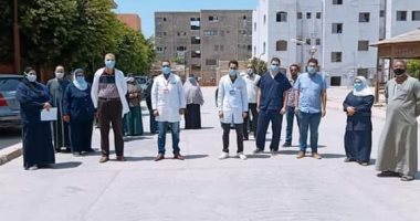 تعافى 9 حالات جديدة من فيروس كورونا بمستشفى الواسطى ببنى سويف