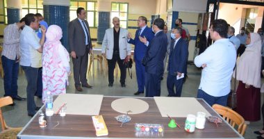 لجنة الأعلى للجامعات تتفقد الاستعدادات النهائية بكلية التربية النوعية بسوهاج 