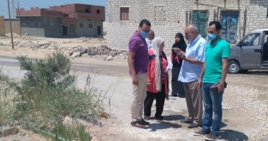 لجنة الموقف الخدمى تشن حملة تفتيش على الوحدة المحلية في بياض العرب ببنى سويف