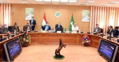 محافظ الشرقية يكرم قيادات مديريات الزراعة والتموين والطب البيطرى والمتميزين