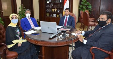 وزير الرياضة يشهد إجتماع مفوضية الاتحاد الافريقي لمواجهة "كورونا"