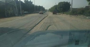 قارئ يشكو من تلف طريق الشوبك بشبين القناطر قليوبية