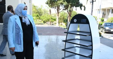 طلاب هندسة القناة يبتكرون روبوت بمكونات محلية كاملة ونظام التحكم عن بعد..صور