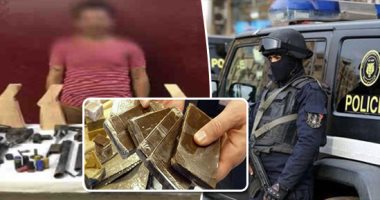 الشرطة تواجه الجريمة.. مقتل عنصر إجرامى شديد الخطورة فى تبادل لإطلاق الرصاص مع الأمن.. إحباط إنشاء مصنع لتصنيع الأقراص المخدرة فى القليوبية.. منع تهريب شحنة مخدرات بالإسكندرية.. وضبط 120 طربة حشيش