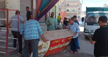 تنفيذ 31 قرار غلق محلات ورفع وإزالة 310 حالات إشغال بفاقوس شرقية (صور)