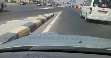 قارئ يناشد امتداد للرصيف فى الطريق المتجه من المهندسين لنادى 6 أكتوبر