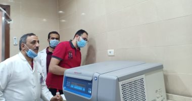 دعم بنك الدم في فاقوس بجهاز فصائل البلازما لخدمة مصابي كورونا.. صور