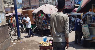 أهالى المرج الجديدة يشتكون انتشار الباعة الجائلين جوار سور المترو
