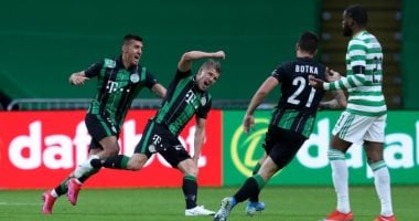 سيلتك الاسكتلندى يودع دورى أبطال أوروبا أمام فرينكفاروزى المجرى.. فيديو